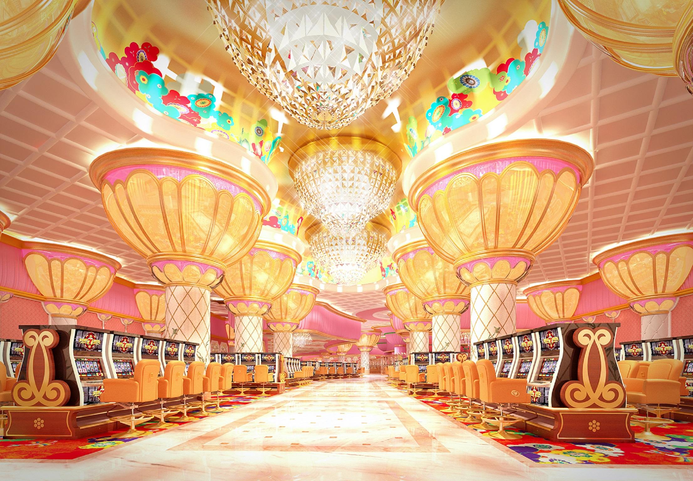 Okada Manila Hotel Pasay Exterior foto The interior of the casino