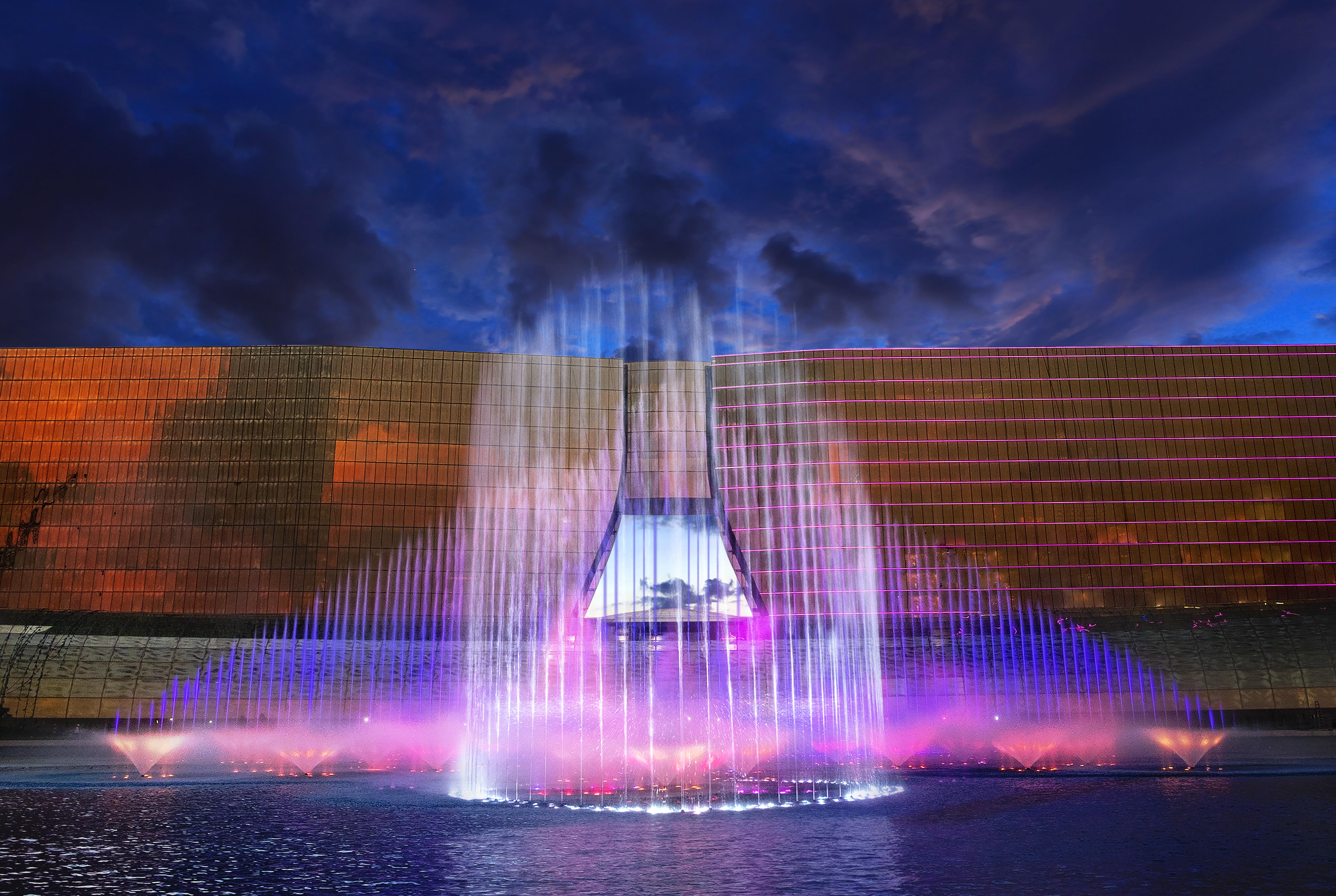 Okada Manila Hotel Pasay Exterior foto Fountain of the Americas