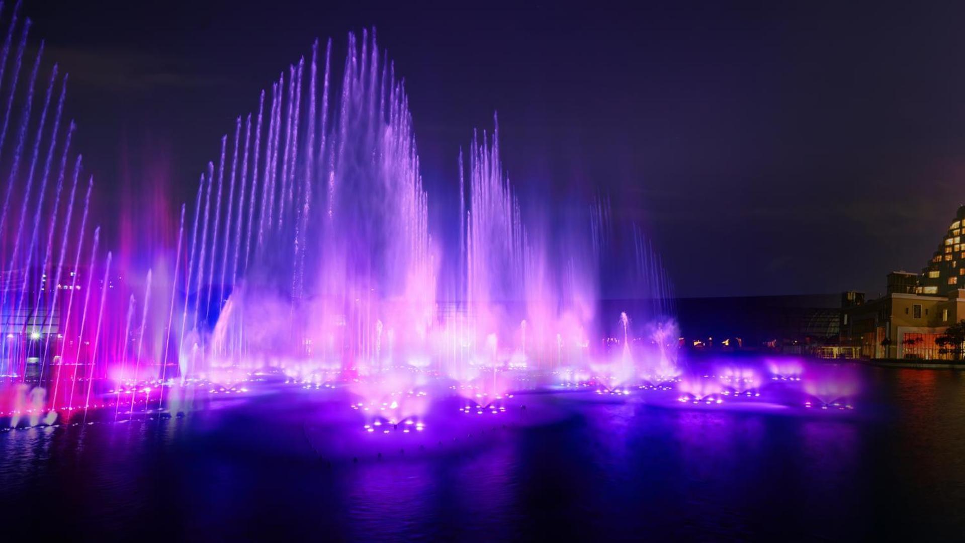 Okada Manila Hotel Pasay Exterior foto Fountain of the Lagoon